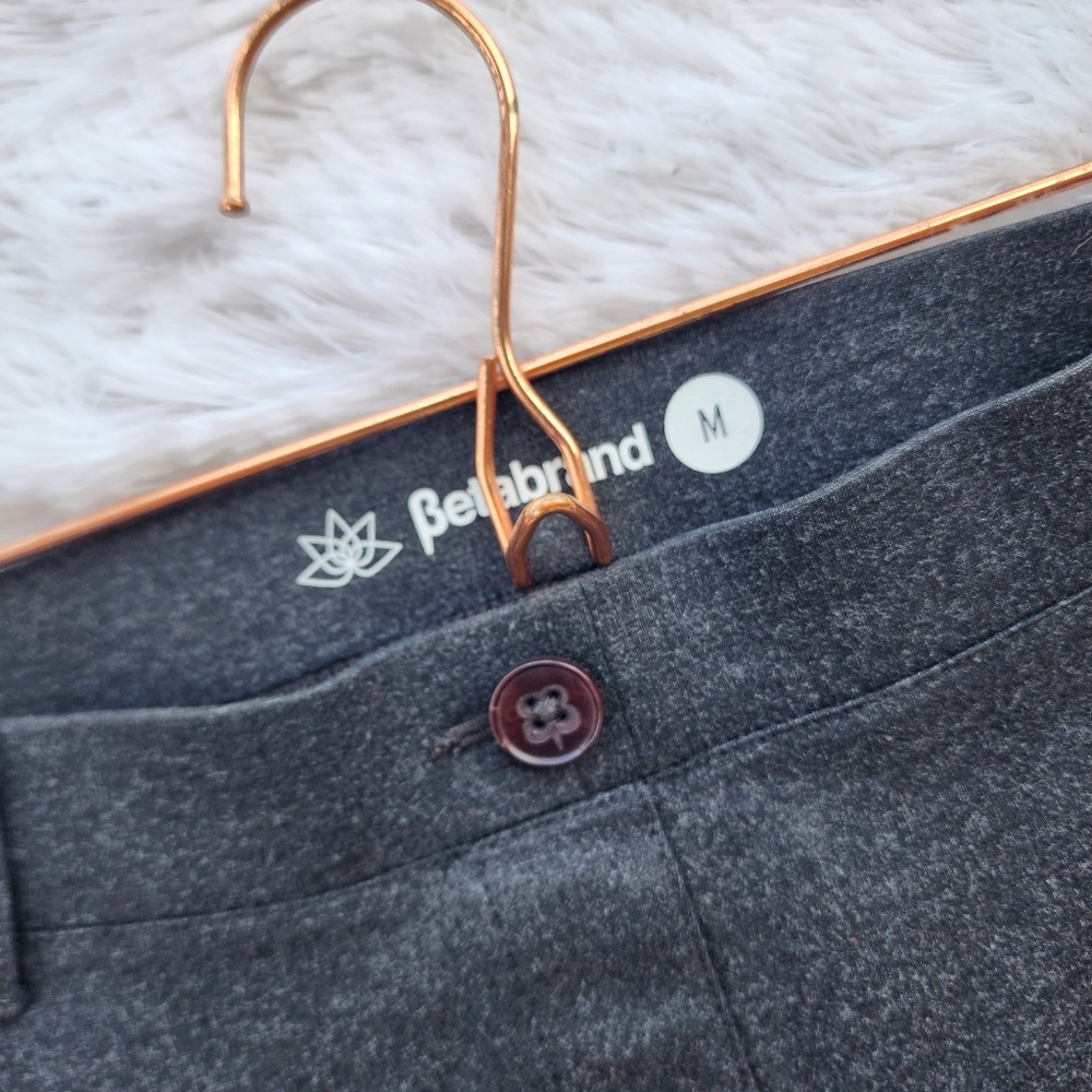 Betabrand Charcoal Classic Dress Pant‎ Yoga Pants - Picture 7 of 9